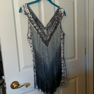 Fringe tank top